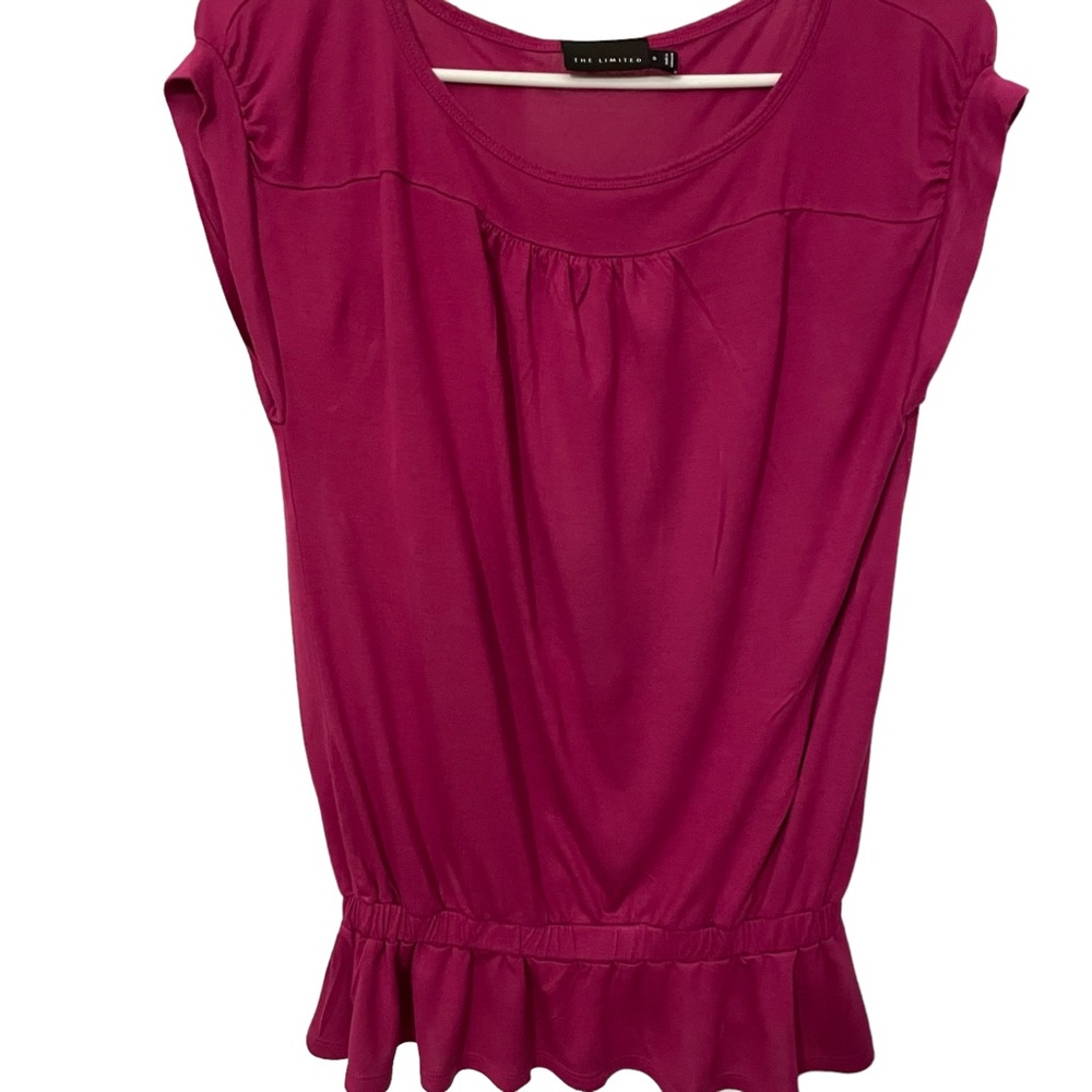 The Limited Womens Top, Wine Color, Size S, 100% Modal, Pre-Owned